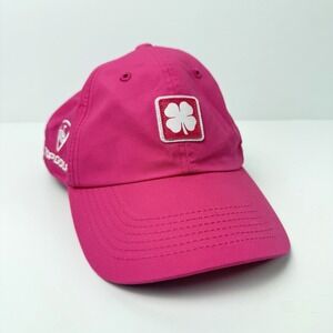 Black Clover Breast Cancer Awareness Golf Hat Cap Electric Pink Live Lucky Women